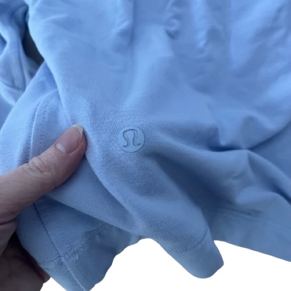 Lululemon Modal Fleece Pullover Pastel Blue 6 - Picture 8 of 8